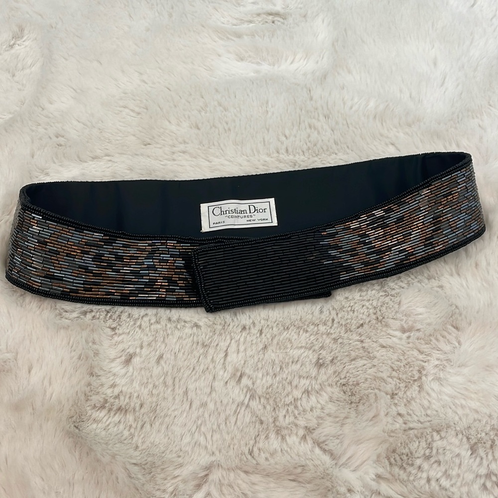 Christian Dior "Ceintures" Hand-Beaded Belt